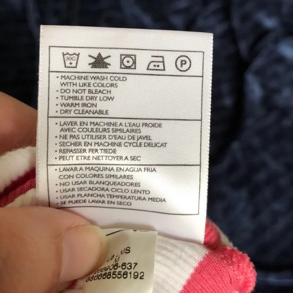 NIKE stripped ribbed training sporty Cotton Pink White Tank Top Sz M - Picture 6 of 7